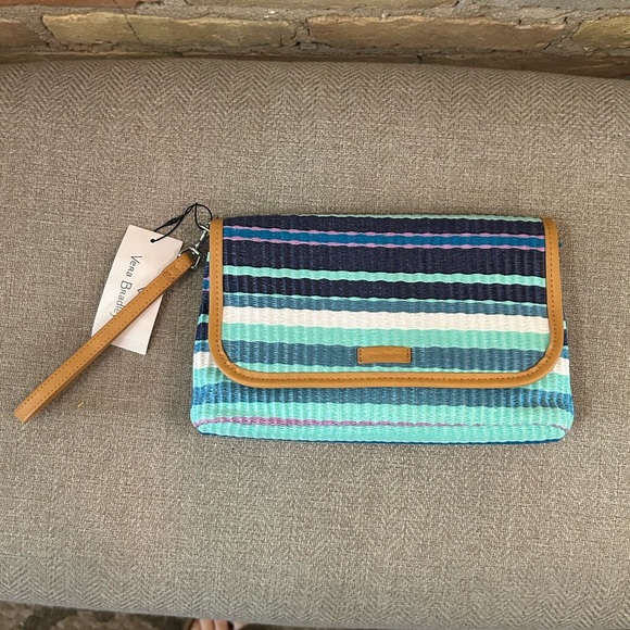 NWT Vera Bradley Straw Wristlet - Picture 1 of 7